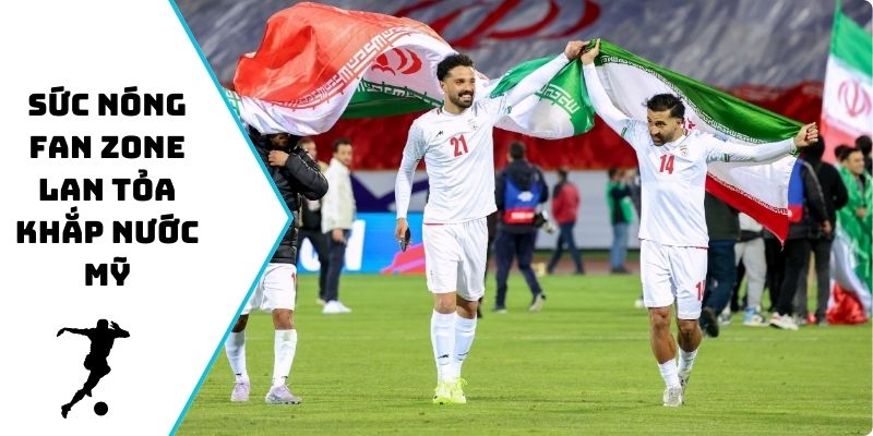 Sức nóng fan zone lan tỏa khắp nước Mỹ